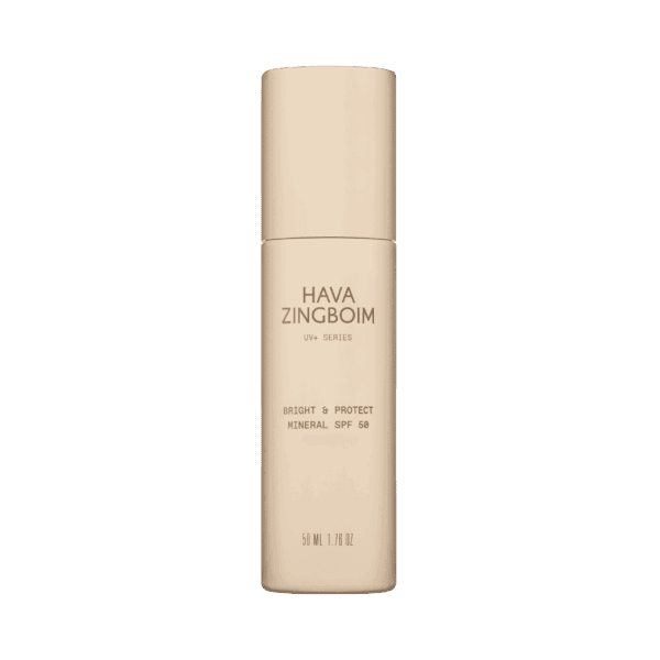 חוה זינגבוים Bright & Protect – קרם הגנה מינרלי SPF 50 להבהרה והגנה מהשמש