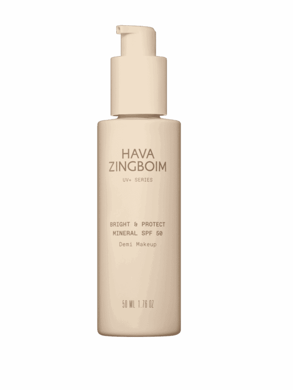 חווה זינגבוים דמי מייקאפ מינרלי SPF 50 מסדרת Bright & Protect
